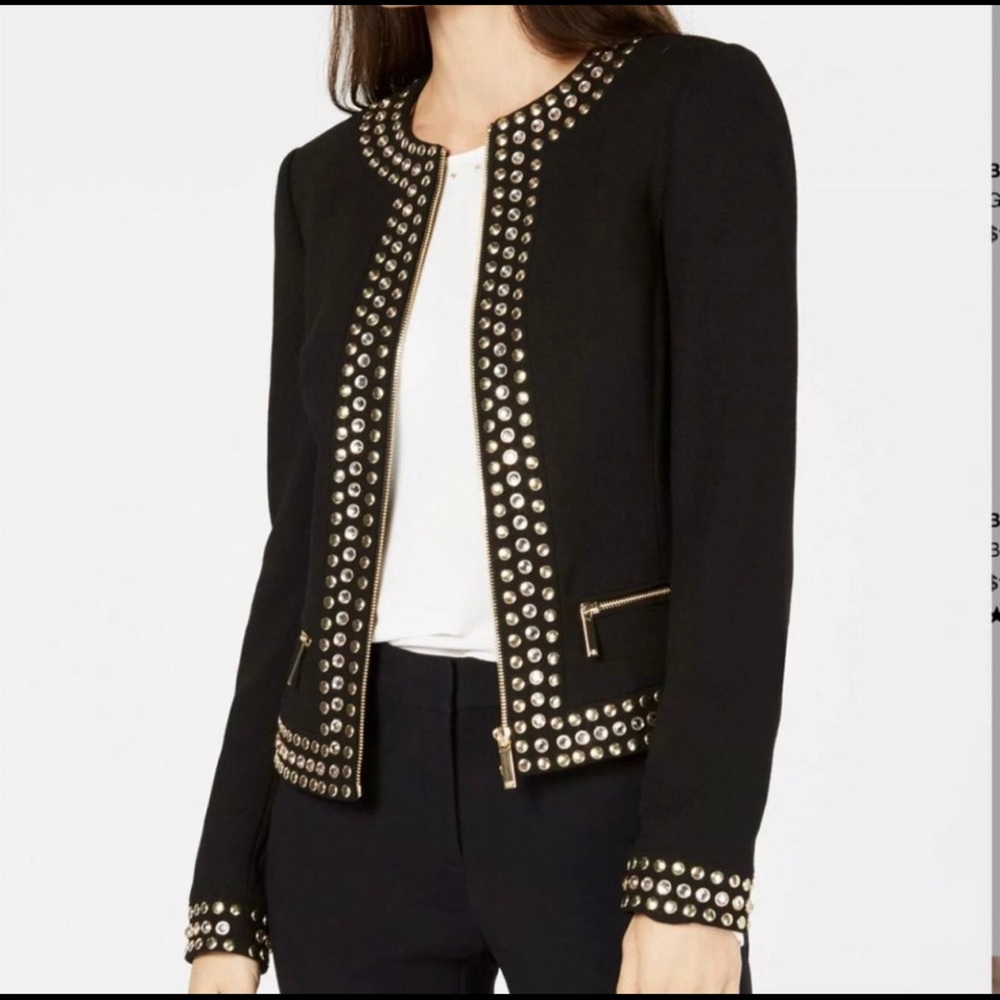 Michael kors stones black dress jacket